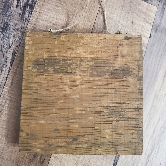 Lot of 3 Holiday homemade felt ornaments plaid mittens Santa framed gingerbread - Picture 3 of 16